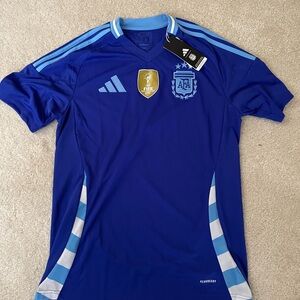 Adidas Men's Blue Soccer Jersey